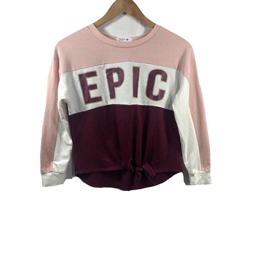 Beautees, Big Girls Long Sleeve Sweater